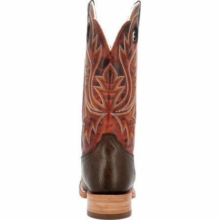 Durango Men's PRCA Collection Shrunken Bullhide Western Boot, NICOTINE/BURNT SIENNA, W, Size 12 DDB0464